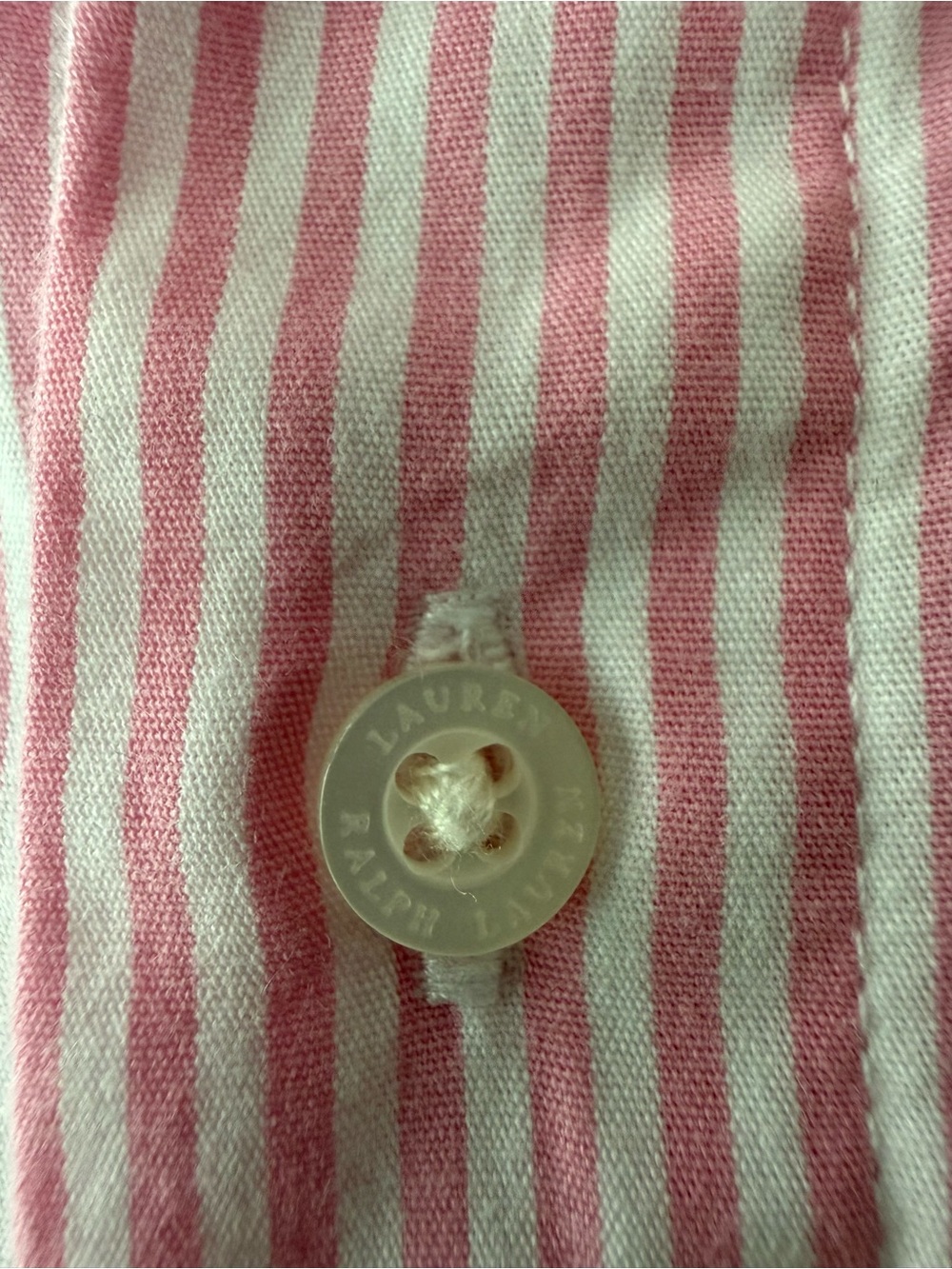 Lauren Ralph Lauren Heritage Essentials Woven Sleep Shirt Size M 100% Cotton - Picture 3 of 15